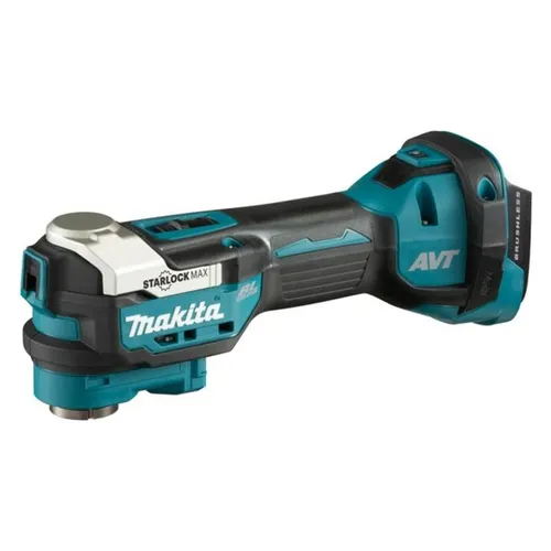 Makita DTM52Z Multifunktionswerkzeug - Vielseitiges Polier- und Schleifgerät mit kabelloser Technologie, ideal für präzise Arbeiten in Werkstatt und Zuhause.