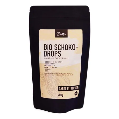 Bio Schokodrops - Zarte Bitter 200g | BIOSÜSSE