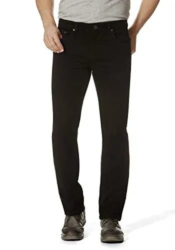 HERO BY JOHN MEDOOX Regular Straight Stretch Jeans, Schwarz, 38W / 32L - Herren-Jeanshosen mit 5-Pocket Design und mittlerer Leibhöhe, aus hochwertigem Stretchmaterial für optimalen Tragekomfort im Alltag.