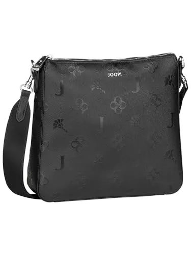 Joop! decoro stampa jasmina Schultertasche in Schwarz - Damen-Schultertaschen mit edlem Design und praktischem Reißverschluss, ideal für stilvolle Auftritte.