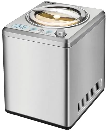 Unold 48880 Eismaschine Profi Plus - 2,5 Liter Volumen, in nur 45 Minuten zur perfekten Sahneeiscreme, auch für veganes und laktosefreies Eis geeignet!