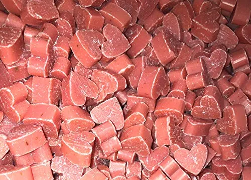 Florex Schafmilchseife mini mini Herz 100 Stück Rose mit Blüten im Organzasäckchen Seife Gastgeschenk