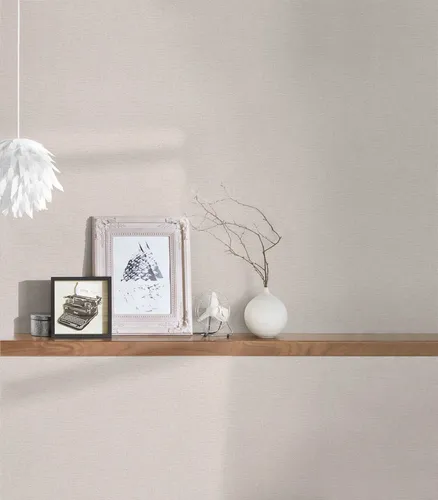 Vliestapete Uni Struktur beige AS Creation Attractive 37831-6 (2,34€/1qm)