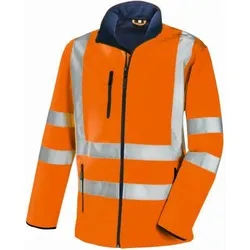 teXXor® Warnschutz-Softshelljacke NIAGARA leuchtorange 100% Poly. 4104_3XL