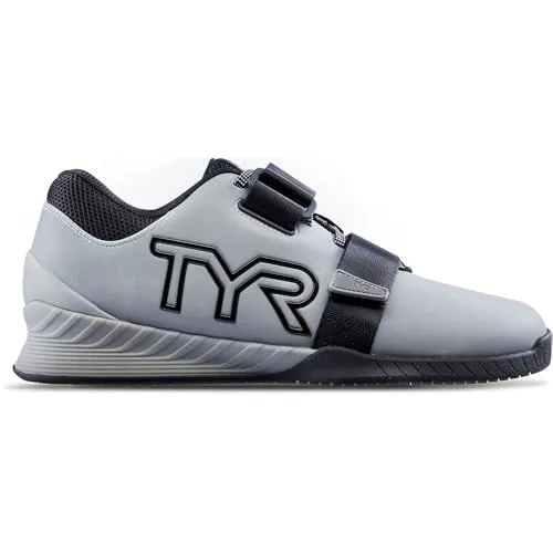 TYR Lifter Gewichtheber Schuhe EU 38 2/3 - Elegante Silberfarbe, ideal für den professionellen Einsatz im Gewichtheben, bietet optimalen Halt und Stabilität für bessere Leistung.