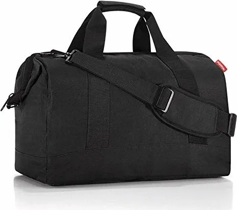 reisenthel Allrounder L in Schwarz - Stilvolle Doktortasche mit 30 l Volumen, ideal für Reisen, Arbeit und Freizeit mit praktischem Stauraum und hohem Tragekomfort