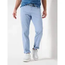 5-Pocket-Hose EUREX BY BRAX "Style LUKE", Herren, Gr. 285U, Unterbauchgrößen, blau (hellblau), 98% Baumwolle, 2% Elasthan, Hosen