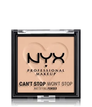 NYX Professional Makeup Can't Stop Won't Stop Mattifying Powder Kompaktpuder 6 g Nr. 03 - Light Medium