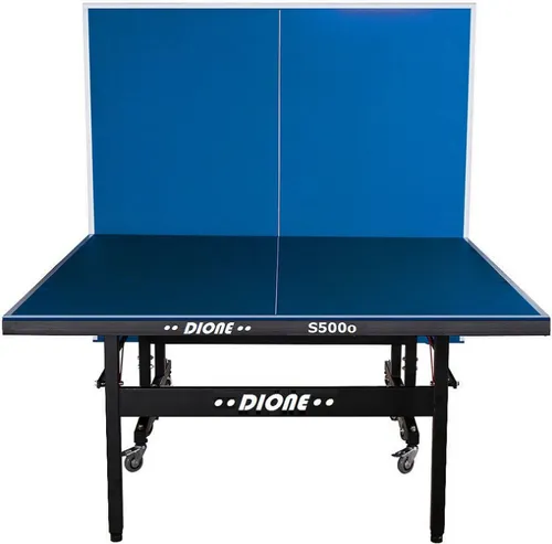 Dione Tischtennistisch S500o - Wetterfeste Outdoor-Tischtennisplatte - Outdoor-Tischtennisplatte mit 6mm Top, klappbar und rollbar. Einfach in 10 Minuten installiert, ideal für Garten und Freizeit!