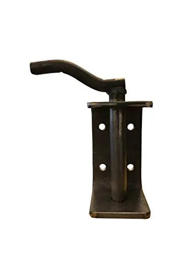 Rasen-Traktor Zugmaul mit Bolzen - Anhängerkupplung für Rasen-Traktoren, robustes Design aus 10mm starkem Rohmaterial, ideal zum Anbringen an Traktoren oder anderen Fahrzeugen.