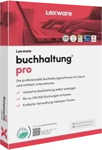 Lexware Buchhaltung pro 2026 - Abo Software - Office-Software mit Betriebsprüfer-Export, integrierter Kassenbuchfunktion und SYBASE Datenbank für effiziente Buchhaltung auf bis zu 3 Arbeitsplätzen.
