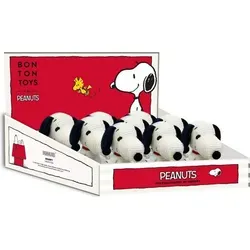 Sitzender Snoopy Cordury Kuscheltier 12cm - Peanuts x Bon Ton Toys - Kuscheltiere, nachhaltiges und ethisch produziertes Snoopy-Kuscheltier aus recyceltem Polyester, ideal für kleine Fans und umweltbewusste Eltern.
