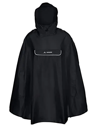VAUDE Valdipino Rad-Regenponcho - Leicht & Wasserdicht - Funktionsjacken: Der VAUDE Rad-Regenponcho schützt zuverlässig vor Nässe und ist dank seines umweltfreundlichen Materials ideal für nachhaltige Radfahrer.
