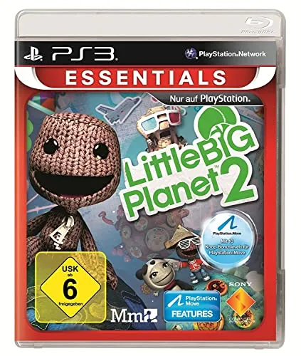Sony Playstation 3 - Little Big Planet 2 [Essentials] NEU & OVP - Spiele für Sony PlayStation 3, kreatives Jump 'n' Run-Erlebnis mit umfangreicher Community und Level-Editor, USK ab 6 Jahren.