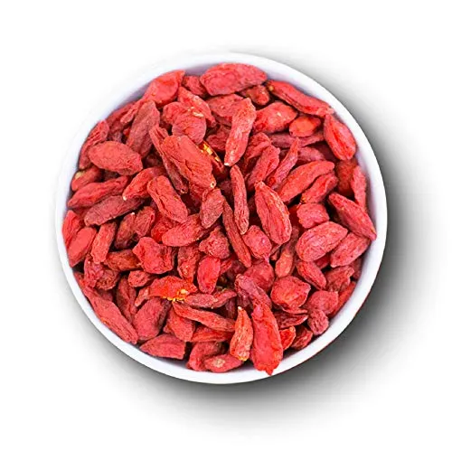 Goji Beeren aus Tibet naturbelassen, 1Kg - Nüsse & Trockenfrüchte - 100% naturbelassene Goji Beeren aus Tibet, reich an Antioxidantien und Vitaminen, ideal für gesunde Snacks und als Müslizusatz.