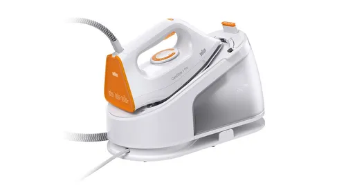 Braun Dampfbügelstation CareStyle 1 Pro IS1511WH - 1700 ml Wassertank, 50% weniger Bügelzeit dank DoubleSteam Technologie und FreeGlide 3D Sohle