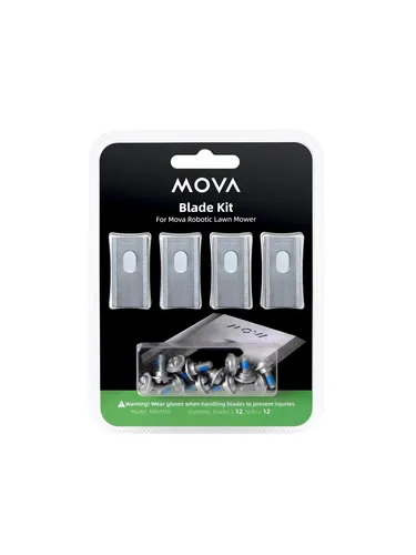 Dreame MOVA Klingenset für MOVA 600/1000 - Original Zubehör für MOVA Mähroboter, kompatibel mit MOVA 600 und 1000. Enthält 12 langlebige Klingen für effizientes Mähen.