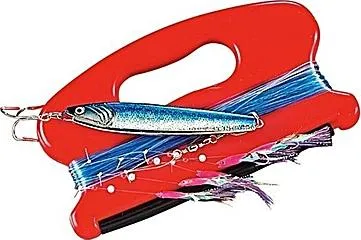 Fladen Kurbel mit Schnur 0.60mm. 200g Pilker und Paternoster