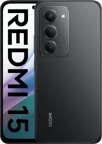 Xiaomi Redmi 15 6/128GB Midnight Black - Leistungsstarkes Smartphone - Smartphone mit 6 GB RAM und 128 GB Speicher, bietet erstklassige Leistung und beeindruckende Kamera für großartige Fotos.