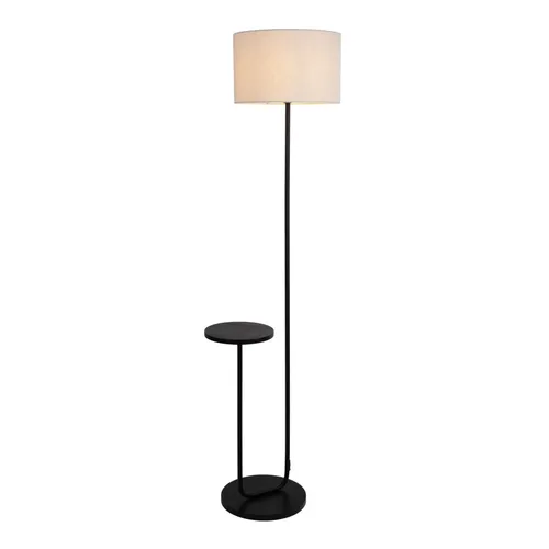 Light & More Stehleuchte England mit Tisch schwarz 157 cm - Elegante Stehleuchte mit integriertem Tisch, ideal für stilvolle Akzente in Ihrem Wohnraum. Flexibles Design und hochwertige Verarbeitung machen sie zum perfekten Begleiter.