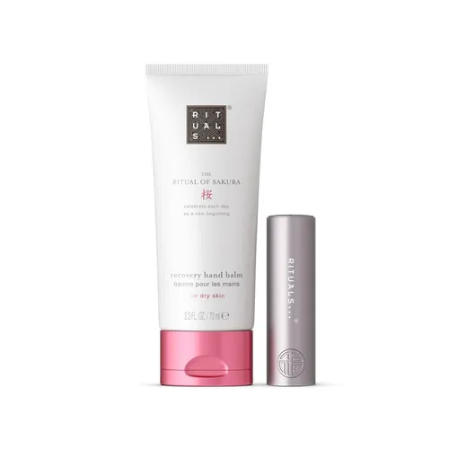 Rituals The Ritual Of Sakura Hands And Lips Balm 24h SOS Rescue - Tagespflege für Hände und Lippen, spendet 24 Stunden intensive Feuchtigkeit und verwöhnt mit zarten Kirschblütenaromen. Ideal für die tägliche Anwendung.