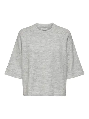 ONLY Female Strickpullover ONLSIMONI - Pullover für Damen, normal geschnitten mit einem hohen Tragekomfort durch die weiche Materialzusammensetzung aus 74% Polyacryl, ideal für den Alltag.