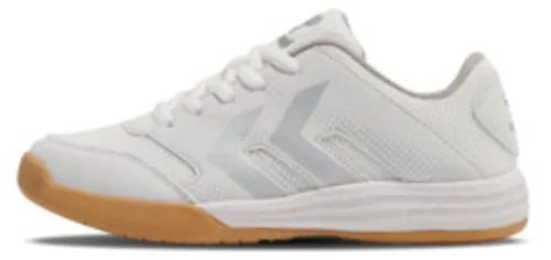 Hummel Multiplay Stable Lc Jr - Bright White/Lunar Rock, Größe: 31 - Leichte Sneaker mit atmungsaktiver Cage-Konstruktion und rutschfester Außensohle. Ideal für aktive Kinder, die Komfort und Stabilität benötigen.