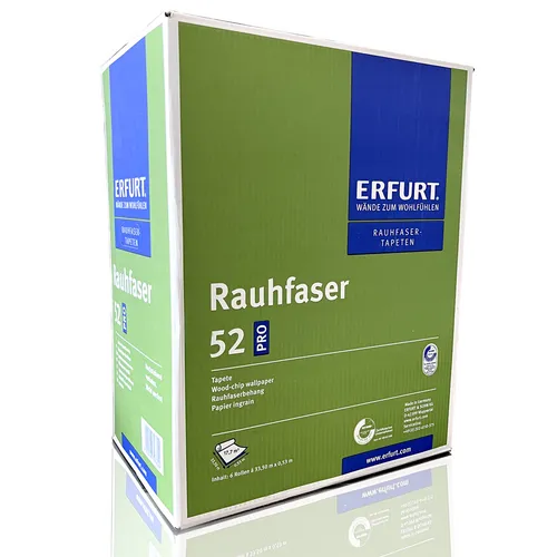 Erfurt Rauhfaser Tapete 6 Rollen - Hochwertige Wandtapete in Malerqualität, strukturiert und überstreichbar, ideal für alle Zimmer. Perfekt für kreative Raumgestaltungen!