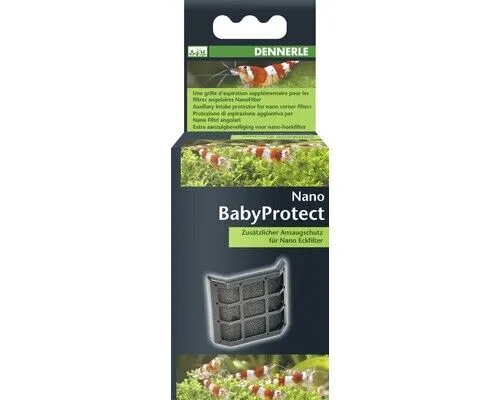 Dennerle 5846 Nano Baby Protect - Aquarienfilter für Garnelenlarven, sicherer Schutz mit feinem Filterschwamm für optimale Wasserqualität