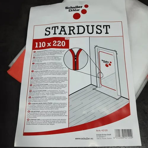Staubschutztür Schuller Eh'klar 220 x 110 cm mit Reißverschluss - Praktische Staubschutztür für alle Zimmer, einfach zuschneidbar und mit Reißverschluss ausgestattet. Ideal für handwerkliche Einsätze und zur einfachen Abtrennung von Bereichen.