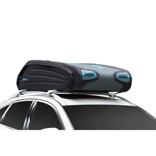 Norauto Dachbox Bermude 5400 Flex, anthrazit, 540 L - Gepäckträger mit wasserdichter und flexibler Dachbox für zusätzlichen Stauraum. Ideal für Reisen, leicht zu montieren und platzsparend bei Nicht-Nutzung.