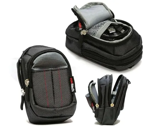 Navitech Schwarz Kamera Tasche Kompatibel mit dem Sony ZV-1II Vlog Camera