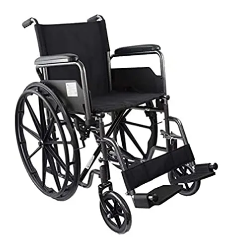 Mobiclinic® Faltrollstuhl S220 - Komfortabler Transportrollstuhl mit abnehmbaren Rädern - Transportrollstuhl mit Quick Release System für einfache Handhabung und hohen Komfort. Ideal für Senioren, klappbar und passt durch Standardtüren.
