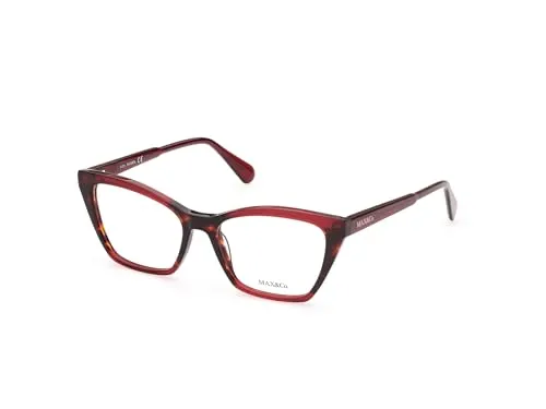 MAX&Co. Brillengestell (Model MO5001) für Damen, Katzenauge, gefertigt aus Acetate (inklusive Brillentasche)