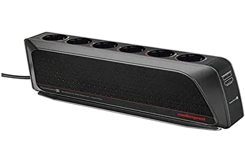 AudioQuest PowerQuest 2 Steckdosenleiste - Steckdosenleiste mit fortschrittlicher Stromfilterung für optimale Audio- und Videoqualität, ideal für Heimkino- und Hi-Fi-Anwendungen.