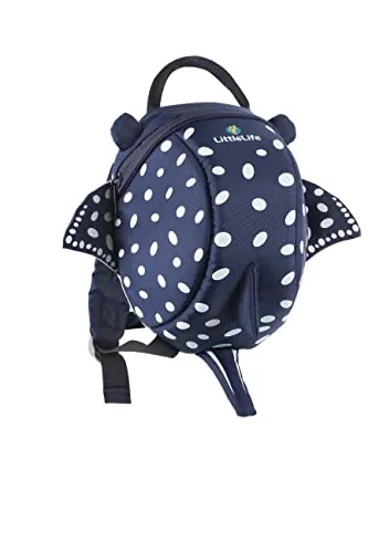LittleLife Animal Kleinkindrucksack mit Sicherheitsleine – Stachelrochen - Niedlicher Kleinkindrucksack mit abnehmbarer Sicherheitsleine für mehr Kontrolle. Ideal für Ausflüge, mit verstellbaren Gurten und Platz für die wichtigsten Dinge. Entspricht den Sicherheitsnormen für sorgenfreies Tragen.