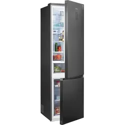 Samsung RL38T776CB1/EG RB7300, Kühl-/Gefrierkombination, Premium Black Steel, 203 cm, 390 l - Schwarz