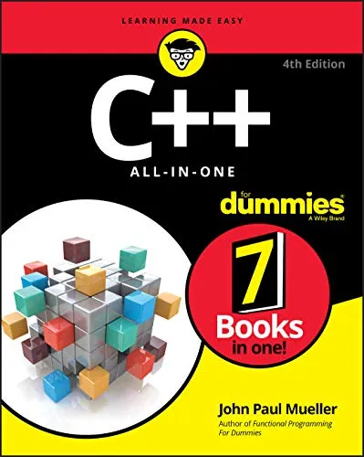 C++ All-in-One For Dummies, 4th Edition - Leitfaden für Programmierer, 912 Seiten umfassend, ideal für Einsteiger und Fortgeschrittene, vermittelt praxisnahe C++ Kenntnisse.