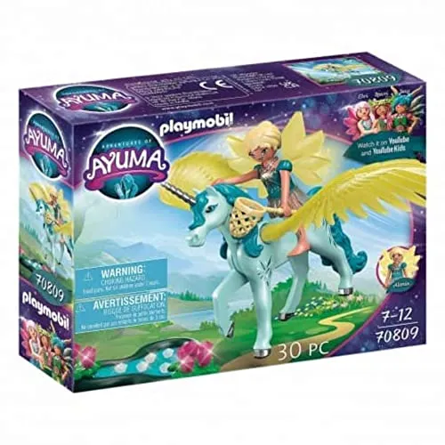 PLAYMOBIL Adventures of Ayuma 70809 Crystal Fairy mit Einhorn, Spielzeug für Kinder ab 7 Jahren