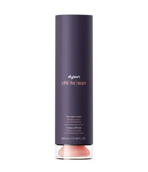 Dyson Chitosan Pre-Style Cream 100 ml - Haarpflege für glattes und welliges Haar, bietet 2-mal längeren Halt ohne Verklebung und bewahrt natürlichen Schwung und Glanz.