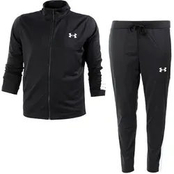 UNDER ARMOUR Knit Trainingsanzug Herren 001 - Schwarz, bequemes und schnelltrocknendes Material für optimale Bewegungsfreiheit