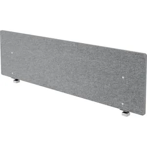Akustik-Trennwand 180x50cm grau - Sonstige Elektroinstallationsartikel, schallabsorbierend und ideal für ein ruhiges Arbeitsumfeld, einfach zu montieren und schwer entflammbar gemäß DIN 4102 (B1)