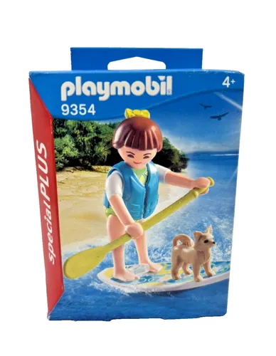 Playmobil 9354 Stand up Paddling special PLUS Surfbrett Board Hund Strand Sport