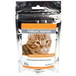 Feligum Hairball Kaudrops für Katzen 40 g - Tiergesundheit: Effektive Kaudrops zur Unterstützung der Haarballen-Entfernung bei Katzen, fördert das Wohlbefinden und die Gesundheit Ihres Haustiers.