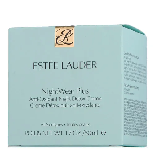 Estée Lauder Anti-Oxidant Night Detox Creme 50 ml - Nachtpflege für normale Haut, beruhigt und klärt die Haut über Nacht für ein strahlendes Hautbild am Morgen.