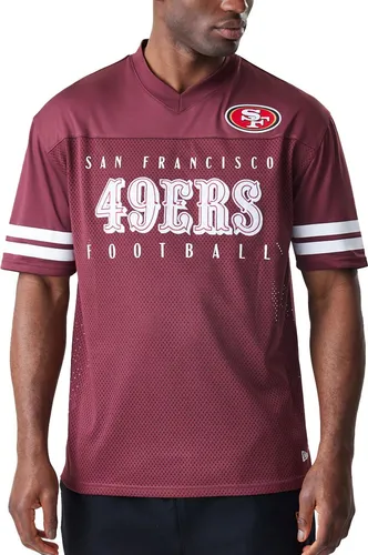 New Era NFL Jersey Mesh Trikot - San Francisco 49ers - M - Offizielles San Francisco 49ers Mesh Jersey für Herren. Atmungsaktives Material und klassischer Schnitt bieten ultimativen Komfort. Perfekt für Fans, die ihre Teamloyalität zeigen möchten.