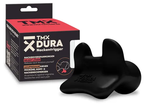 TMX Dura Nackentrigger-Tool - Effektive Lösung für Nackenverspannungen - Akupressur-Tool mit 5 Trigger-Varianten, ideal zur gezielten Massage von Nacken und Kopf für schnelle Linderung bei Verspannungen und Kopfschmerzen.