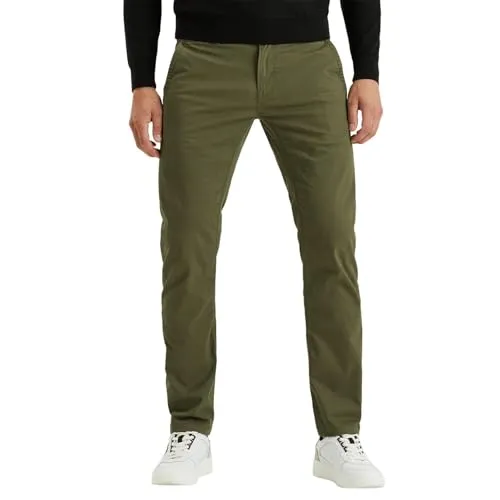 PME LEGEND Chinohose grün 33 - Herren-Stoffhose in Ivy Greens, aus elastischem Twill für optimalen Komfort und relaxed fit. Ideal für lässige Freizeitlooks und vielseitig kombinierbar.