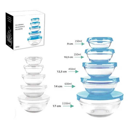 Vorratsdosen Glas Set mit Deckel - 20-teilig - Vorratsgefäße & -gläser, spülmaschinenfeste Dosen mit praktischen Griffdeckeln für einfache Handhabung und optimale Frische.