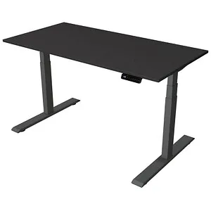 Kerkmann Smart Office elektrisch höhenverstellbarer Schreibtisch - Kinderschreibtisch mit elektrisch verstellbarer Höhe von 63 bis 127 cm für flexibles Arbeiten im Sitzen und Stehen. Robust und pflegeleicht dank Melaminharzbeschichtung.